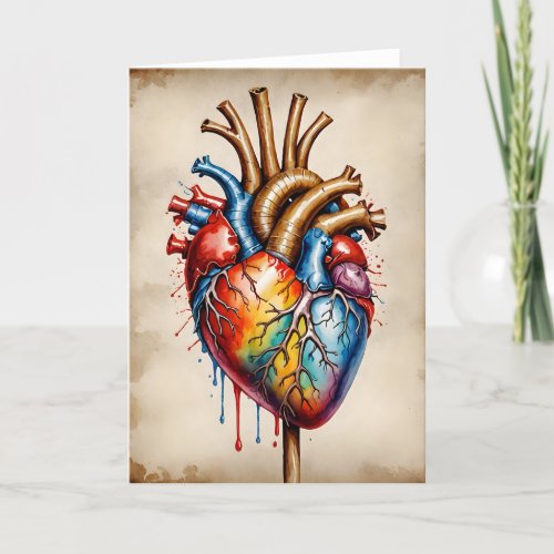 Heart II - 5x7 inch Notecard