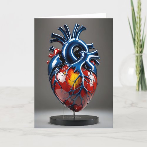 Glass Heart III - 5x7 inch Notecard