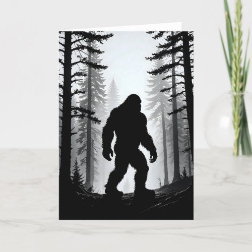 I Believe in Cryptids Bigfoot I - 5x7 inch Notecard