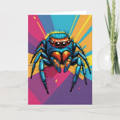 Jumping Spider I - 5x7 inch Notecard
