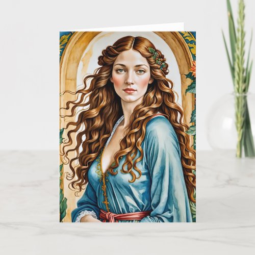 Renaissance Beauty I - 5x7 inch Notecard