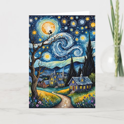 Starry I - 5x7 inch Notecard