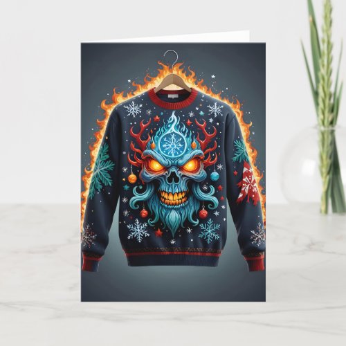 Holiday Ugly Sweater I - 5x7 inch Notecard (Seller Portal)